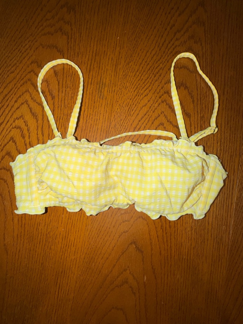 Xhilaration Yellow Bikini Top